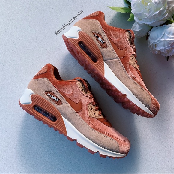 Nike Air Max 90 Velvet Dusty Peach NWT - Picture 7 of 14